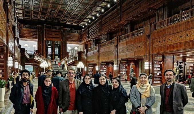 حضور دو تن از متخصصان سازماندهی اطلاعات از کتابخانه جندی شاپور